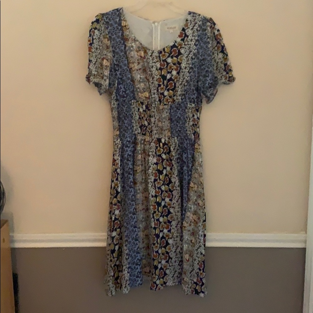 Cute floral dress with smocked waist